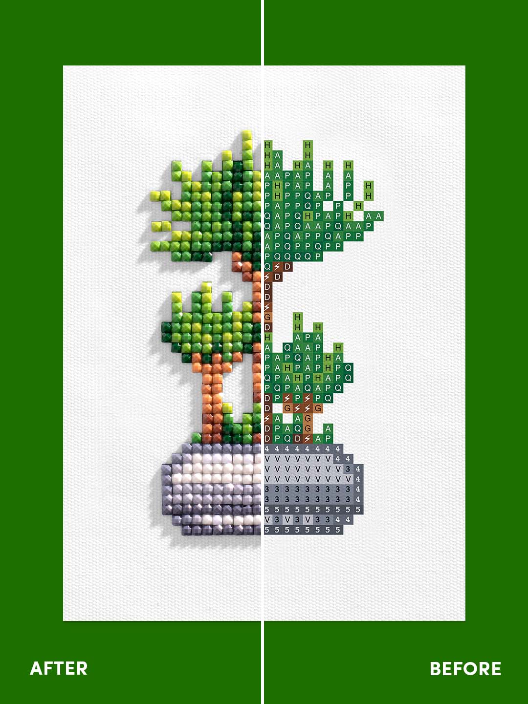 【再値下げ】ダイヤモンドアート ペイントジェム ハウスプランツエディション1と2 Houseplants Edition