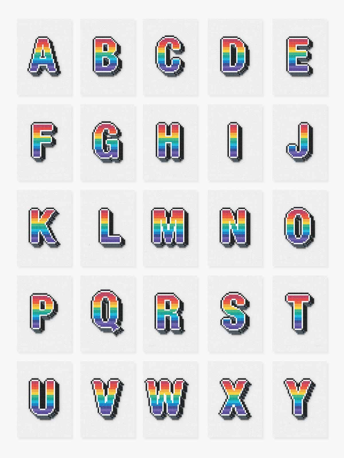 Rainbow Alphabet Edition